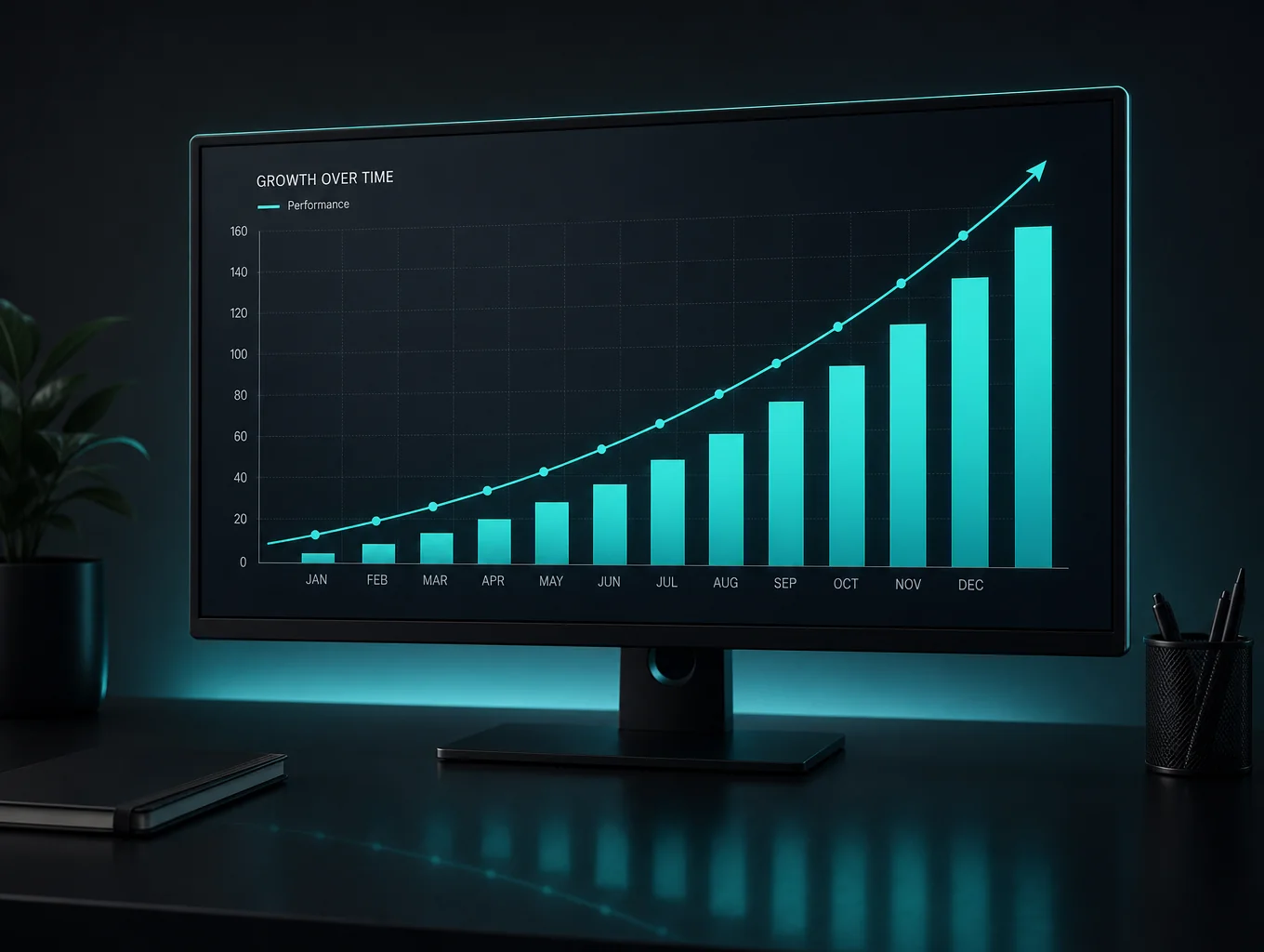 Graph showing memory consumption growth